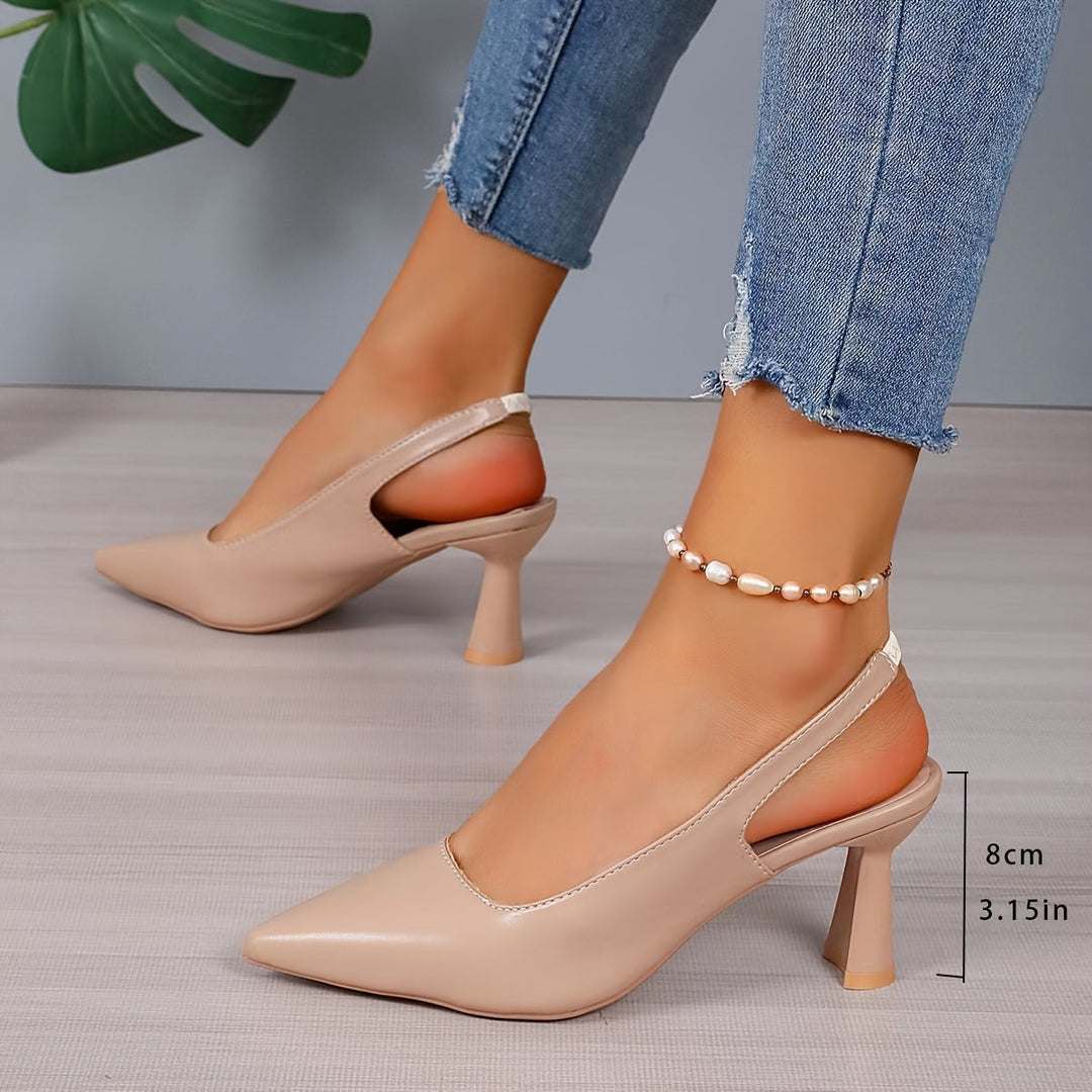 Sophia™ | Elegant Slingback Heels