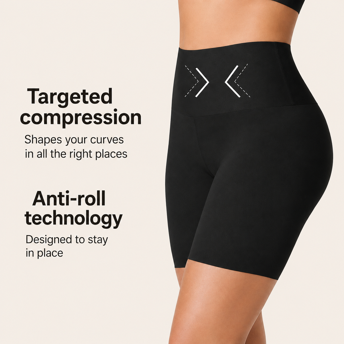 Anti-Roll Shaper Shorts